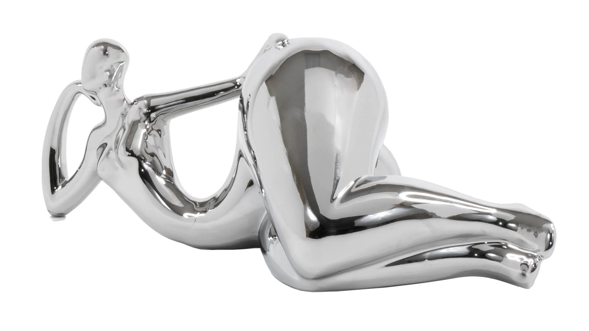 Lying Woman Tabletop Sculpture